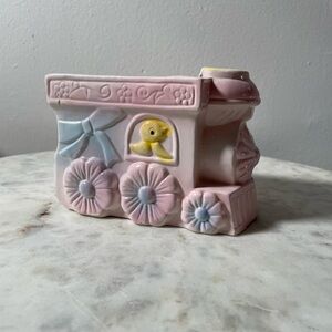 Vintage Rubens Originals Baby Planter - Train Shape